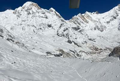 Annapurna Base Camp helicopter tour with landing and price 2025